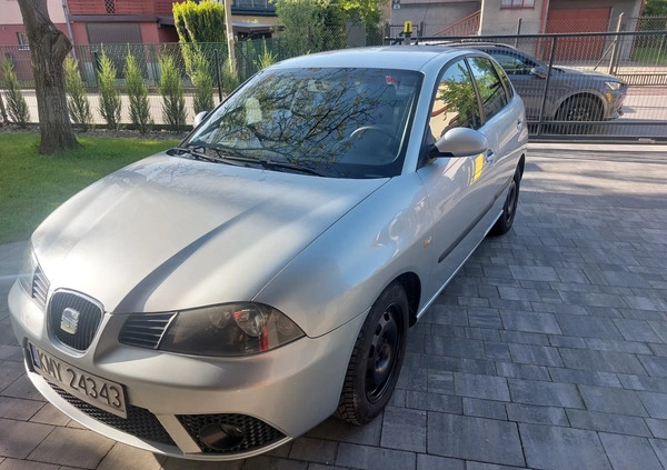 Seat Ibiza cena 11400 przebieg: 176336, rok produkcji 2008 z Myślenice małe 46